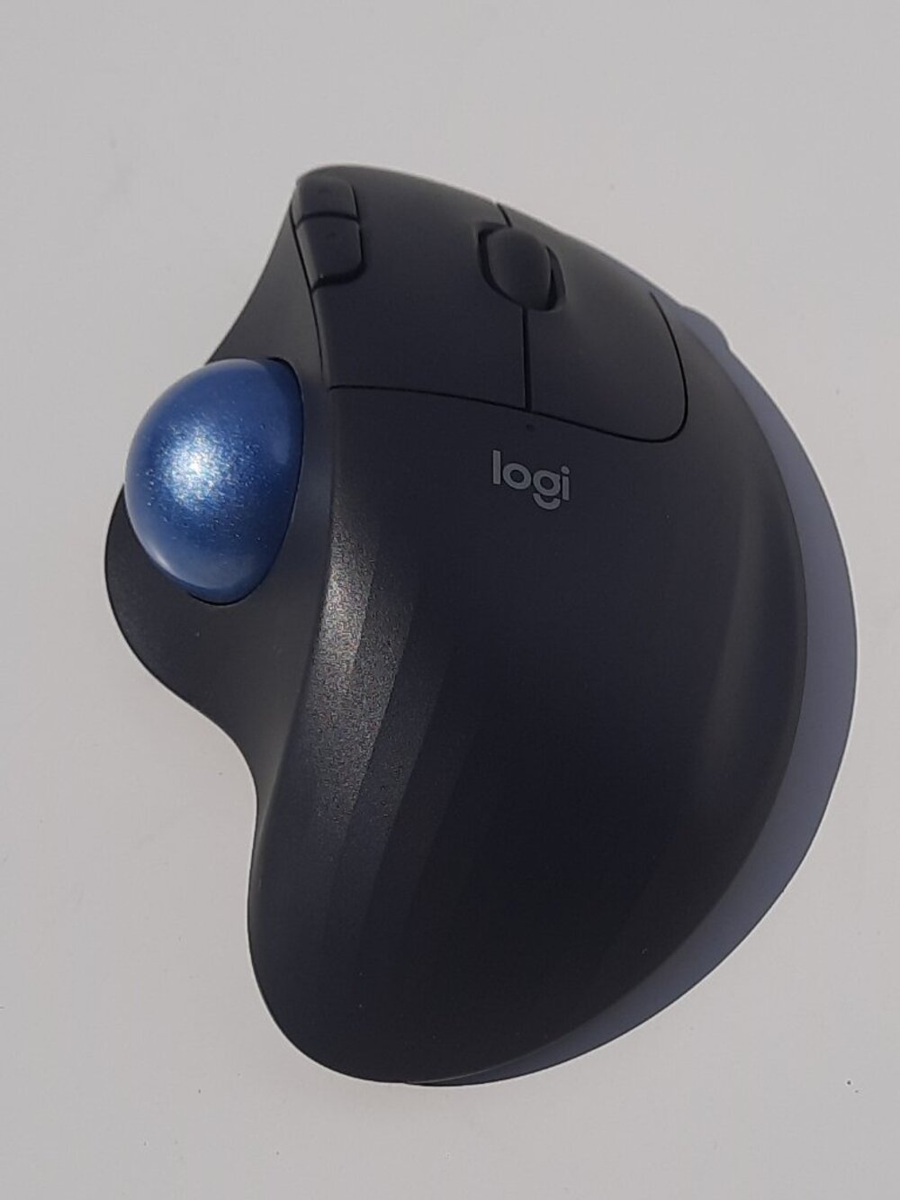 Logitech ERGO M575 Wireless Trackball Mouse Black Blue Ball USB Receiver
